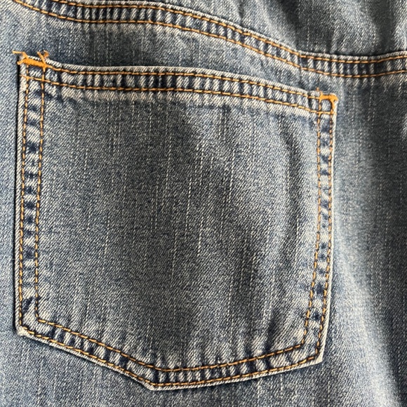 EMBROIDERED BEADED LONG DENIM FLOWING SKIRT - Picture 11 of 16